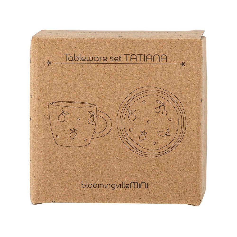 Kamionkowy zestaw naczyń dla dzieci 2 szt. Tatiana – Bloomingville Mini (zdjęcie 6)