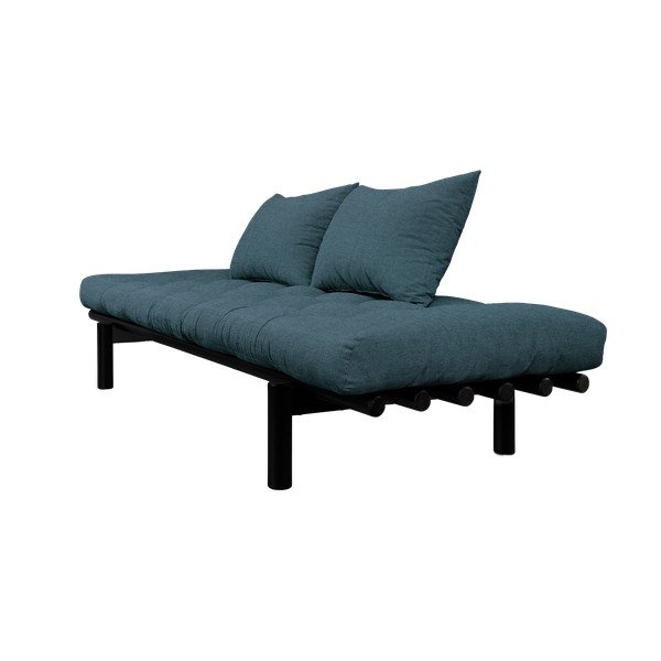 Sofa z ciemnoniebieskim pokryciem Karup Design Pace Black/Deep Blue-image-3