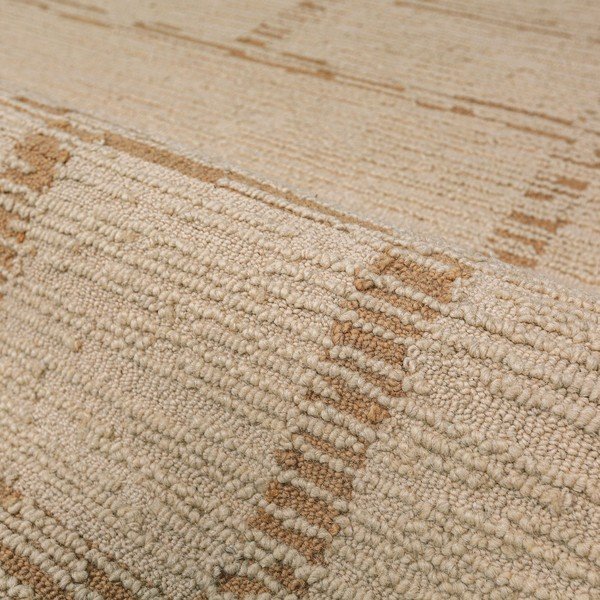 Wełniany chodnik tkany ręcznie w naturalnym kolorze 80x230 cm Harris Modula Wool – Flair Rugs-image-2