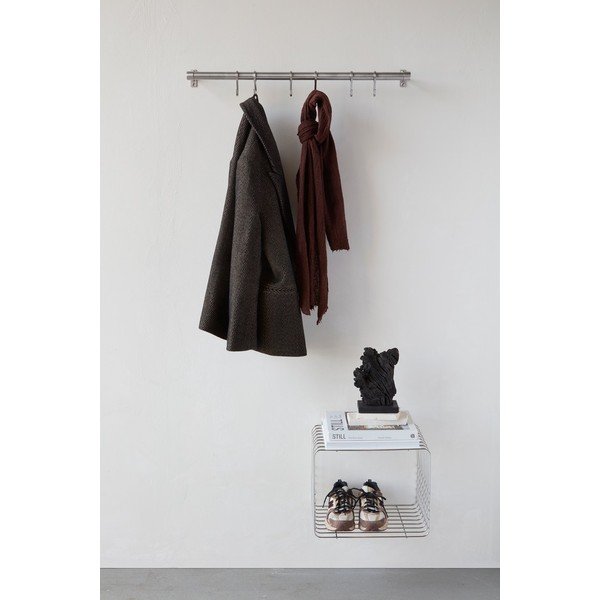 Wieszak ścienny ze stali nierdzewnej w kolorze matowego srebra 70 cm Hang-It – Mette Ditmer Denmark-image-1