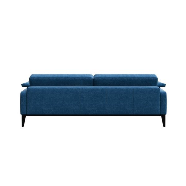 Niebieska sofa 3-osobowa z drewnianymi nogami MESONICA Musso Regular-image-2