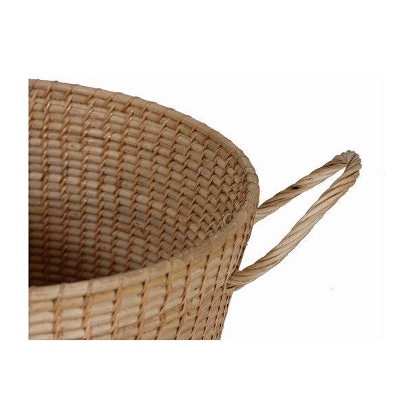 Rattanowy kosz z pokrywką WOOX LIVING Ratta-image-1
