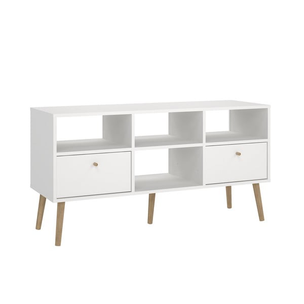 Biała szafka pod TV 117x61 cm Bodo – Tvilum-image-2