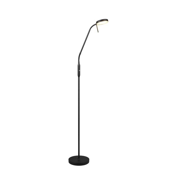 Czarna lampa stojąca LED (wysokość 160 cm) Moreno – Reality-image-2