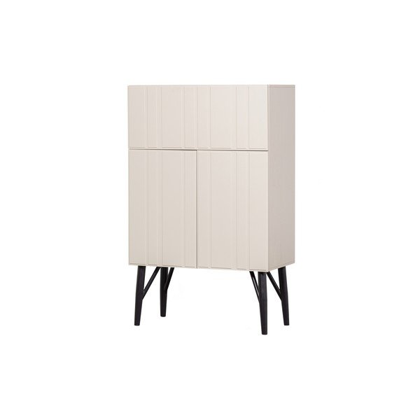 Kremowa szafka na wino z litego drewna sosnowego liczba butelek 16, 90x146 cm Miller – WOOOD-image-4
