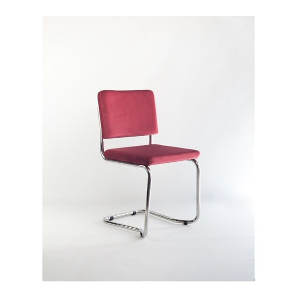 Krzesło z czerwonym aksamitnym obiciem Velvet Atelier Bertha