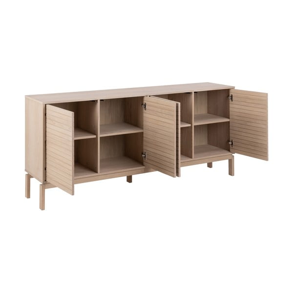 Niska komoda w dekorze dębu 180x80 cm Linley – Actona-image-3