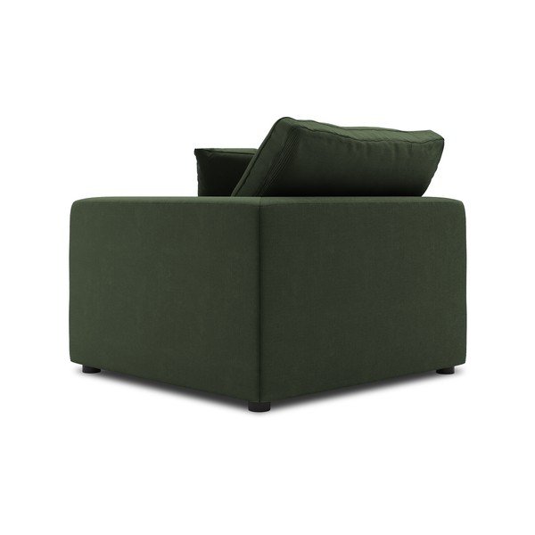 Ciemnozielona narożna część sztruksowej sofy modułowej Windsor & Co Sofas Galaxy, prawostronna-image-3