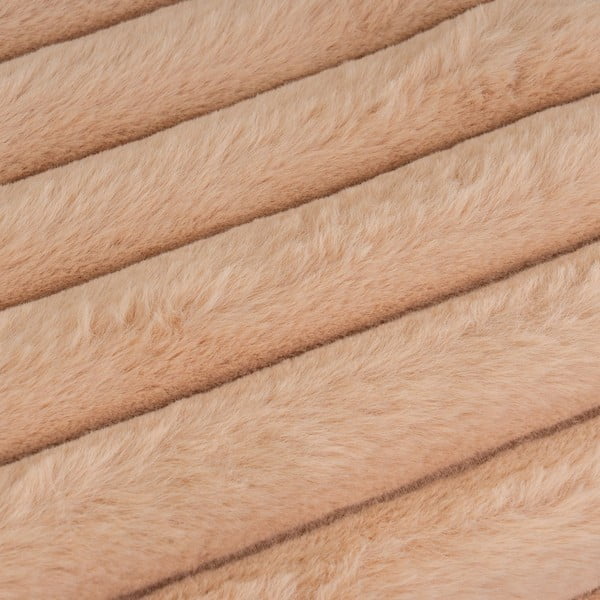 Jasnobrązowy koc z mikropluszu 130x160 cm Fur Velvet – Casa Selección-image-3