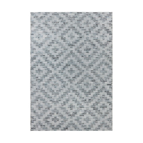 Niebiesko-szary dywan odpowiedni na zewnątrz Elle Decoration Curious Creil, 77x150 cm