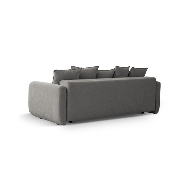 Szara rozkładana sofa ze schowkiem 231 cm Elen – Micadoni -image-4