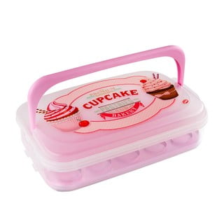 Różowy pojemnik na babeczki/muffiny Snips Sweet