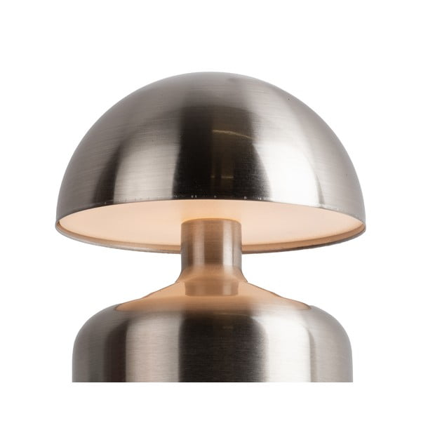 Szara lampa stołowa LED (wys. 15 cm) Impetu – Leitmotiv-image-2