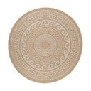 Beżowy okrągły dywan odpowiedni na zewnątrz ø 80 cm Comilla – Ayyildiz Carpets