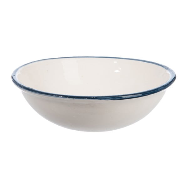 Ceramiczna misa Cream and Blue, 30 cm