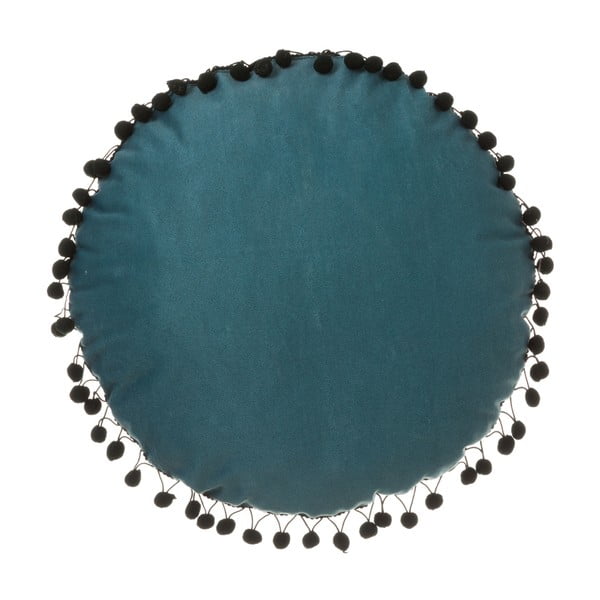 Niebieska poduszka okrągła Unimasa, 40x40 cm