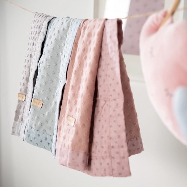 Różowy koc dziecięcy 80x80 cm Lil Planet – Roba-image-1