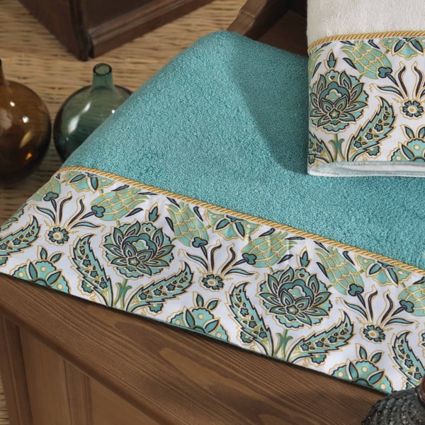 Ręcznik Ottoman Organic Turquoise, 50x90 cm
