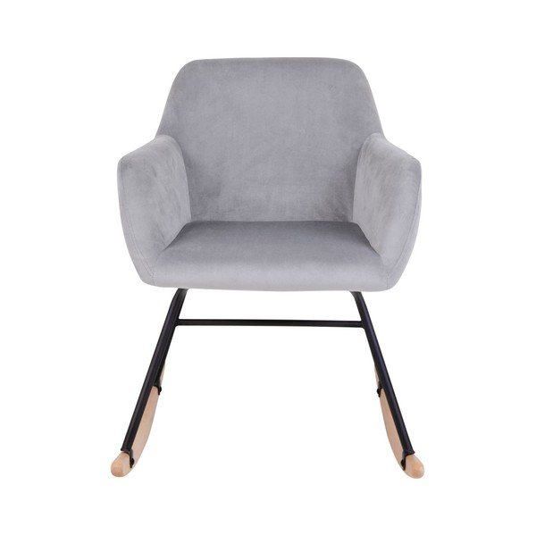 Jasnoszary fotel bujany House Nordic York-image-4