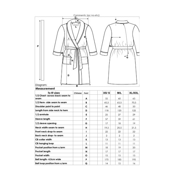 Beżowy szlafrok z mikropluszu w rozmiarze XL/XXL Polyvelvet – Good Morning-image-2