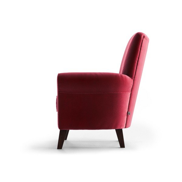 Czerwony aksamitny fotel My Pop Design Balard-image-4