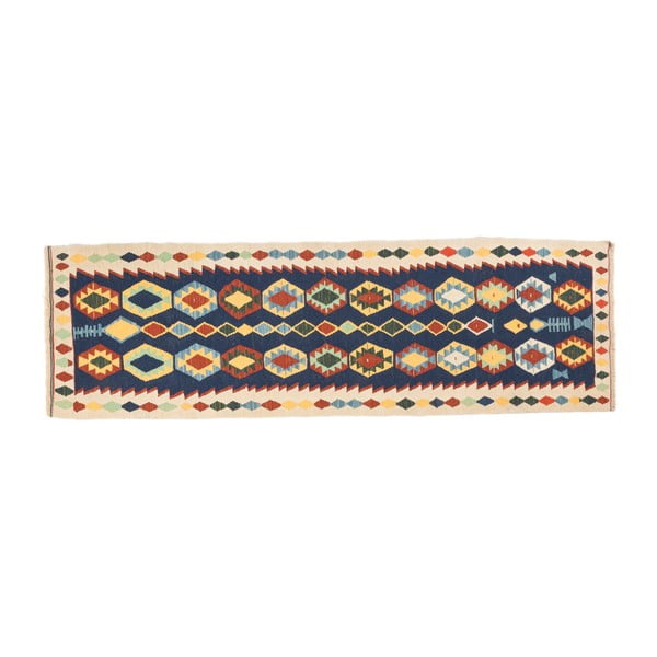 Dywan ręcznie tkany Navaei & Co Kilim Azero Astara 139, 289x81 cm