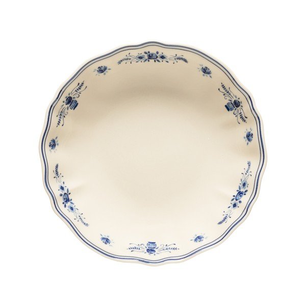 Niebieski/beżowy kamionkowy talerz do serwowania ø 23 cm Vila – Costa Nova