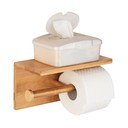 Ścienny bambusowy uchwyt na papier toaletowy Duo Bambusa – Wenko