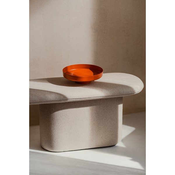 Beżowa wełniana tapicerowana ławka Rull – noo.ma-image-4