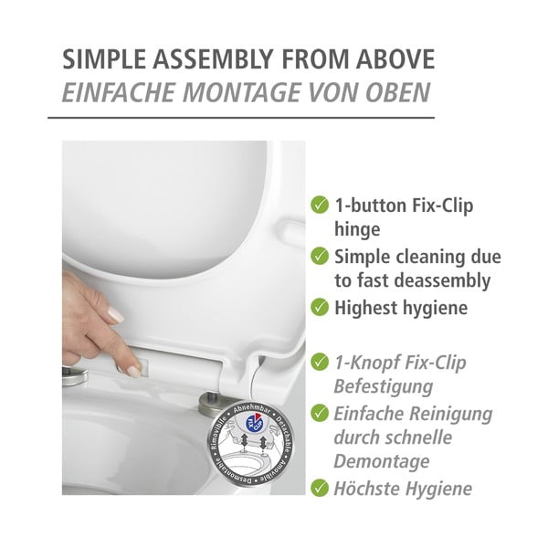 Deska sedesowa wolnoopadająca 37 x 44,5 cm Rollin'Art Red Blossom – Wenko-image-4