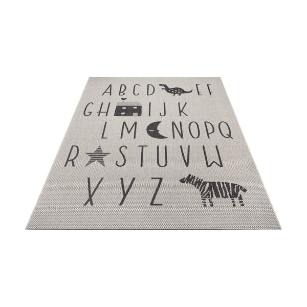 Kremowy dywan dla dzieci Ragami Letters, 160x230 cm-image-2