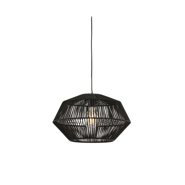 Czarna lampa sufitowa ø 40 cm Deya – Light & Living