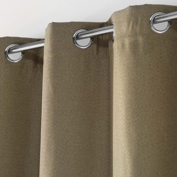 Brązowa zasłona zaciemniająca 135x240 cm Tissea – douceur d'intérieur-image-1