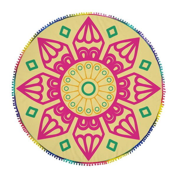 Okrągły ręcznik plażowy La Chanta Negol Round Beach Towel, ⌀ 1,5 m