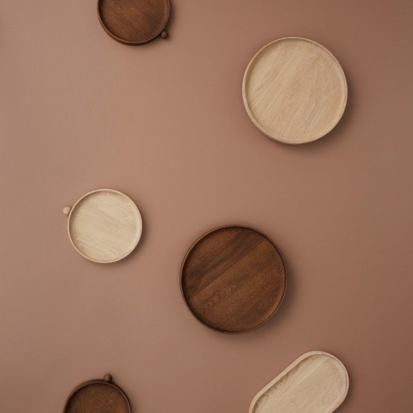 Drewniana taca ø 20 cm Inka – OYOY Living Design-image-3