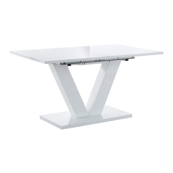 Biały stół rozkładany Støraa Aaron, 140x90 cm