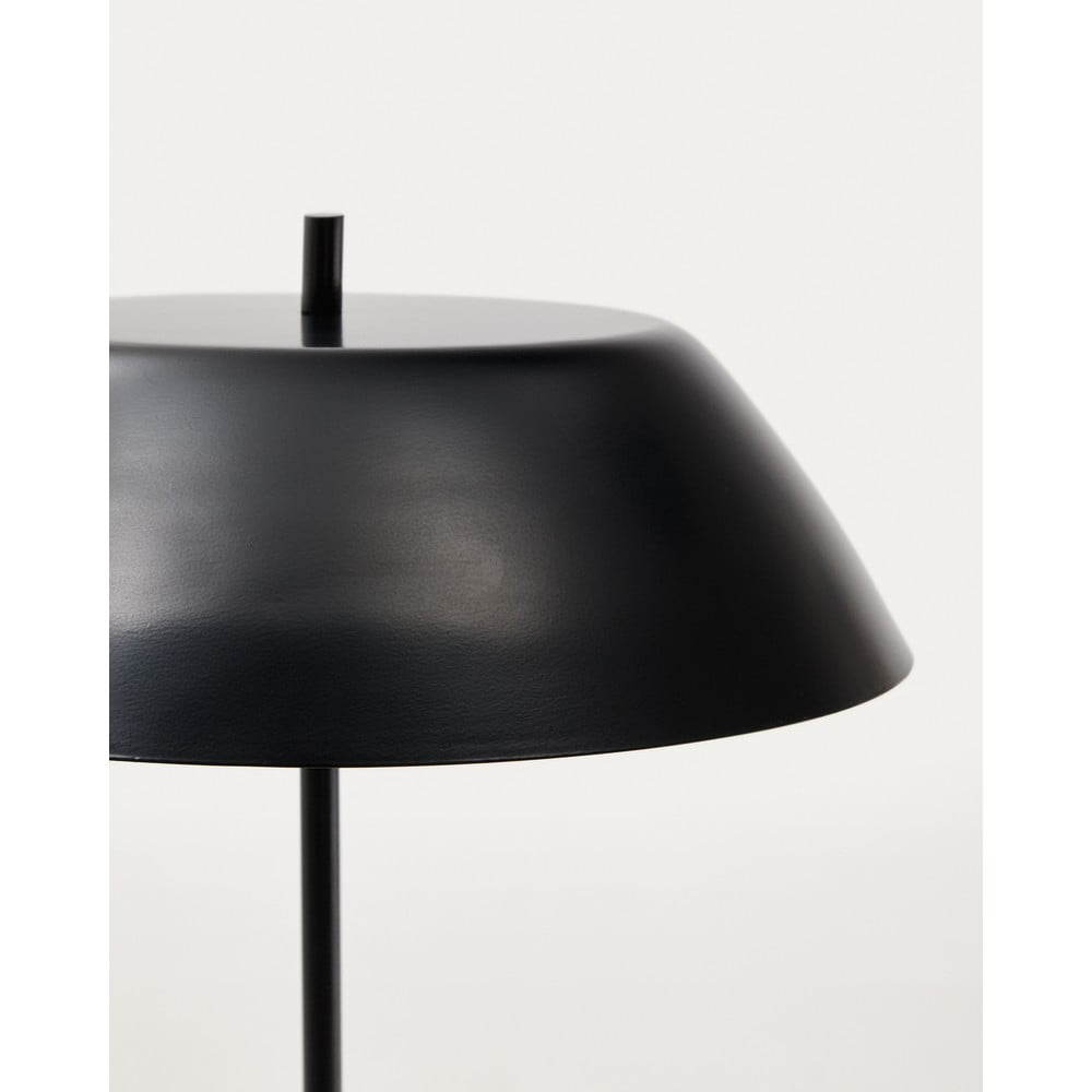 Czarna marmurowa lampa stołowa z metalowym kloszem (wysokość 58 cm) Sayra – Kave Home (zdjęcie 4)