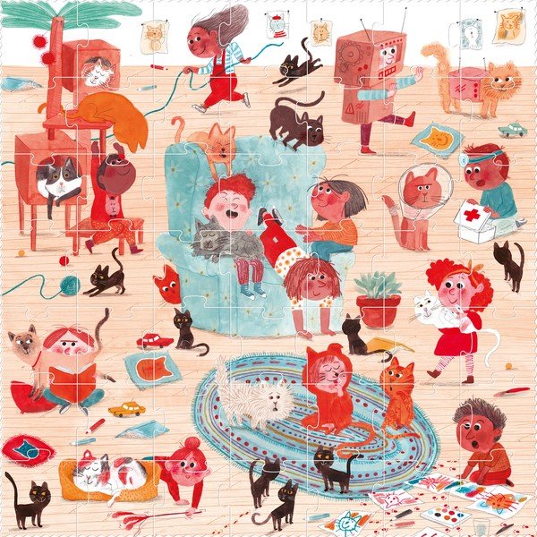 Puzzle Koty Londji, 49 elementów-image-1
