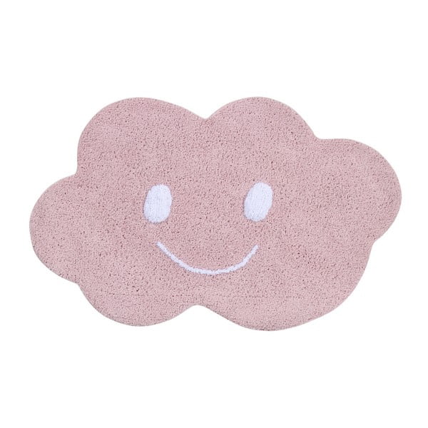 Różowy dywan bawełniany Happy Decor Kids Cloud, 75x115 cm