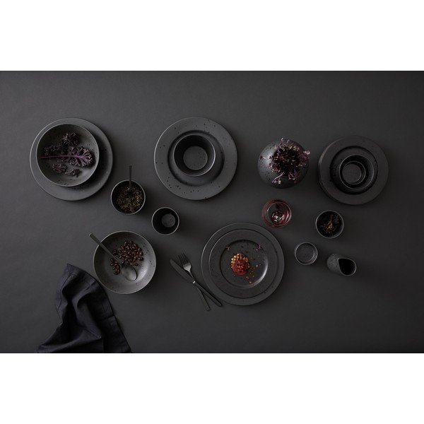 Czarna misa kamionkowa ø 20 cm Stentøj − Bitz-image-1