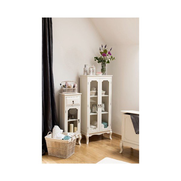 Kremowy kubek kamionkowy na szczoteczki Premier Housewares Belle-image-1