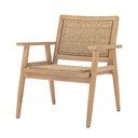 Drewniany fotel ogrodowy w naturalnym kolorze Sorrento – Bloomingville