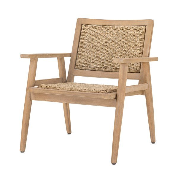 Drewniany fotel ogrodowy w naturalnym kolorze Sorrento – Bloomingville