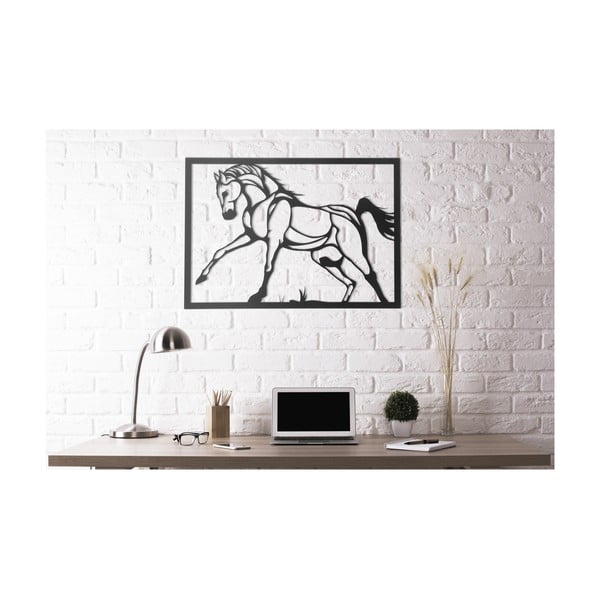 Metalowa dekoracja ścienna Horse, 50x70 cm