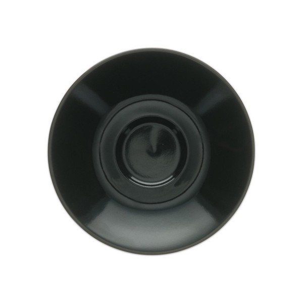 Czarny porcelanowy spodek ø 12,5 cm Barista – BonBistro
