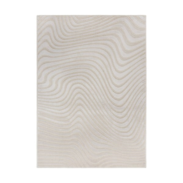 Beżowy wełniany dywan 230x160 cm Patna Channel – Flair Rugs