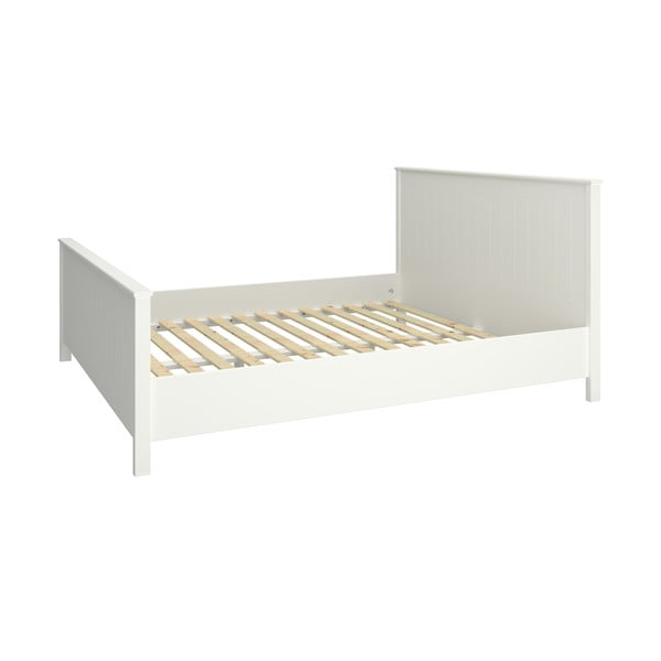 Białe łóżko dwuosobowe 180x200 cm Tromsö – Tvilum