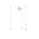 Biały potrójny kabel wiszący UMAGE Cannonball