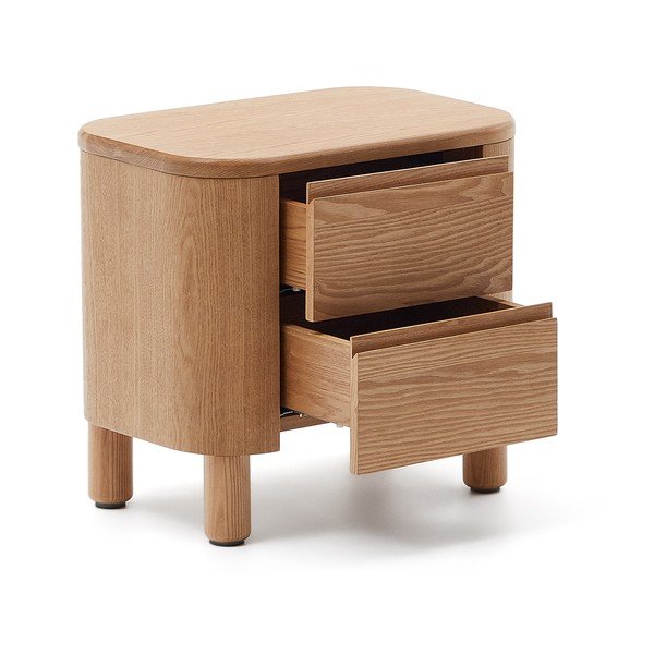 Szafka nocna w naturalnym kolorze Salaya – Kave Home-image-3