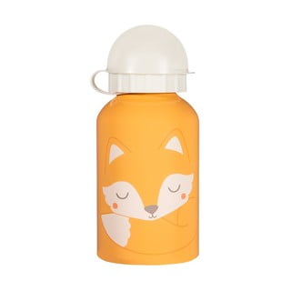 Pomarańczowo-biała butelka dziecięca Sass & Belle Woodland Fox, 250 ml